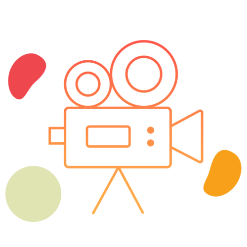 Old video camera icon for video production service page of Motion Cabin Digital Advertising Agency