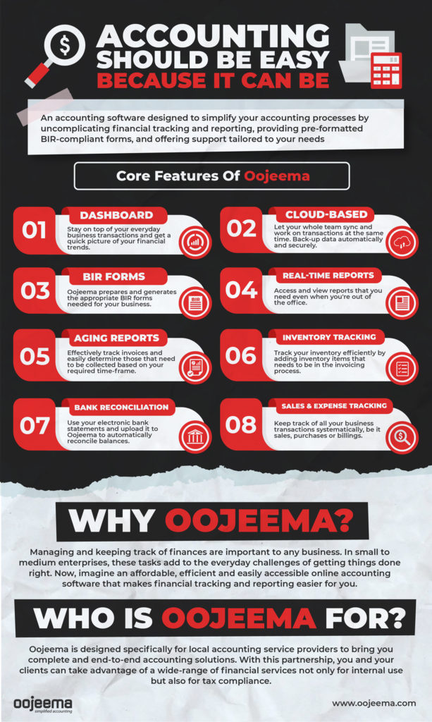 oojema simplified accounting infographic